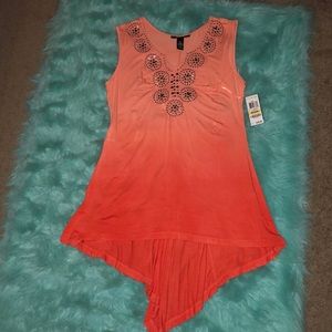 Style & Co asymmetrical top...